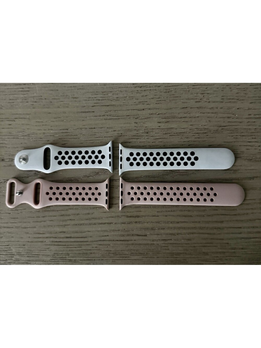 Apple Watch Nike Sport Band 38mm White And Bonus Pink Band For Set